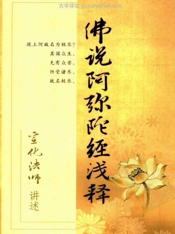 佛说阿弥陀经浅释+(宣化)插图
