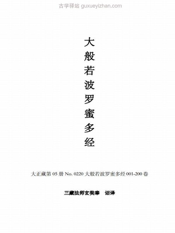 大般若波罗蜜多经600卷 (文字版共三册)插图