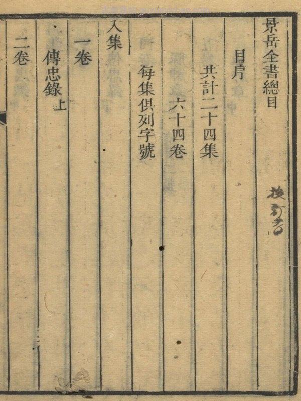 中医古籍《景岳全书》插图