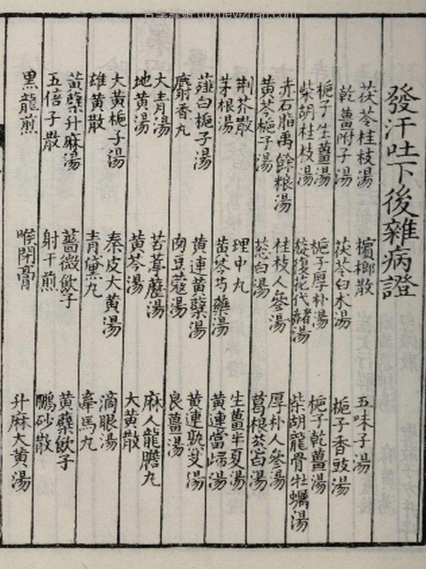 中医类古籍《伤寒总病论》插图